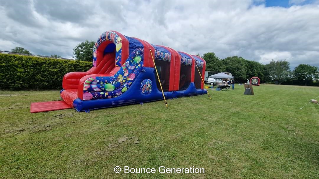 Party Time 2 piece 6ft slide assault course - Bouncy Castle, Soft Play ...
