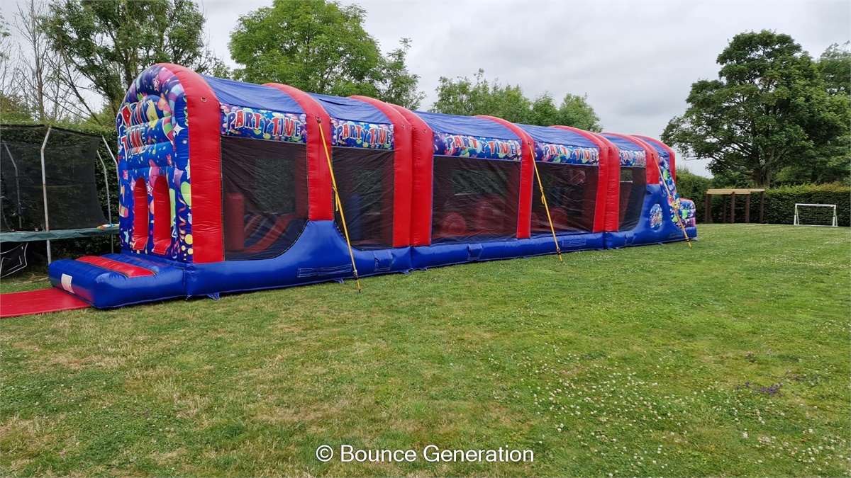 Party Time 3 piece 6ft slide assault course - Bouncy Castle, Soft Play ...